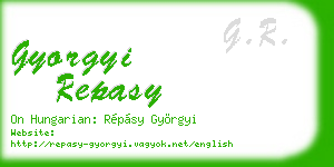 gyorgyi repasy business card